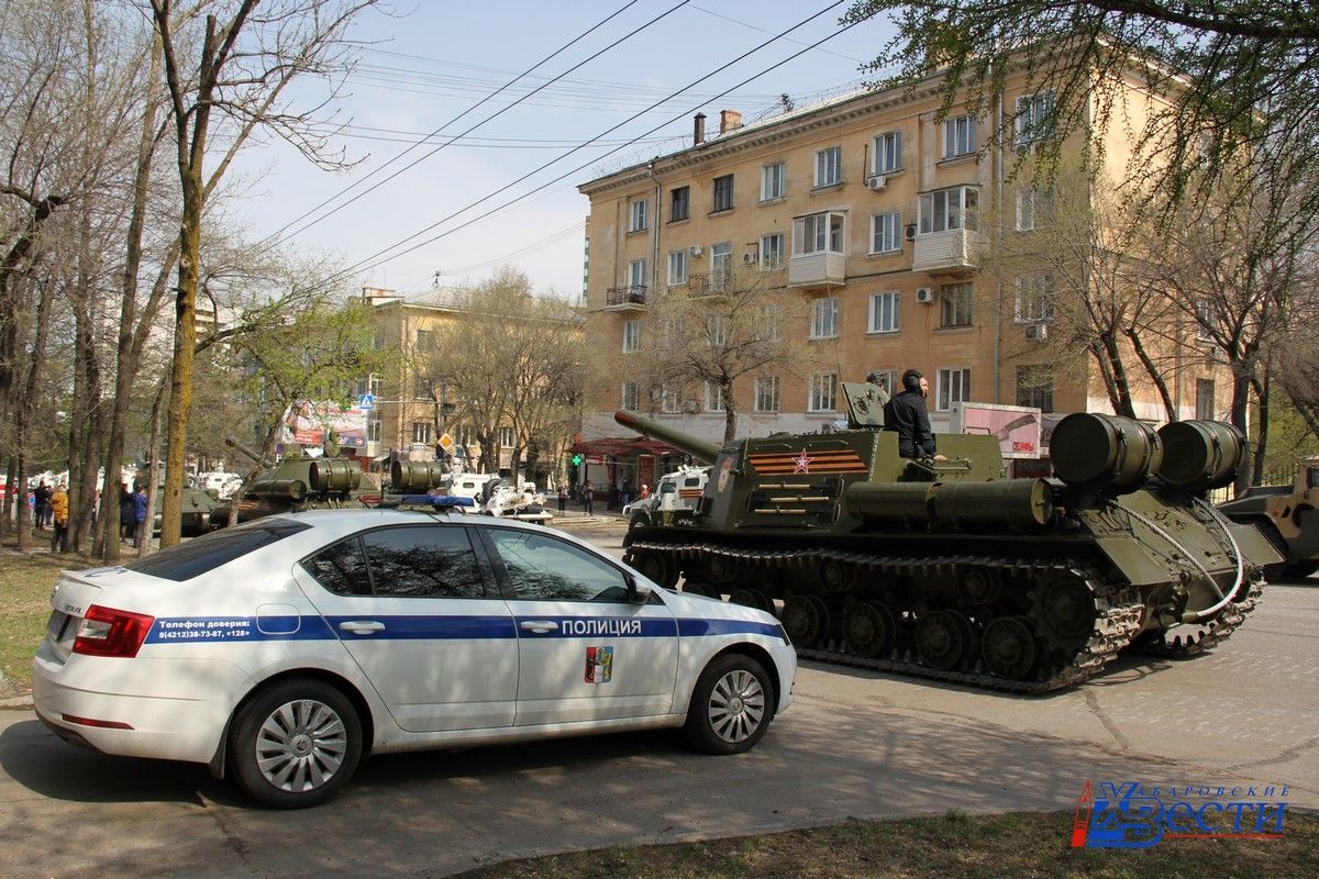 Улицы Хабаровска сегодня перекроют из-за очередной репетиции парада