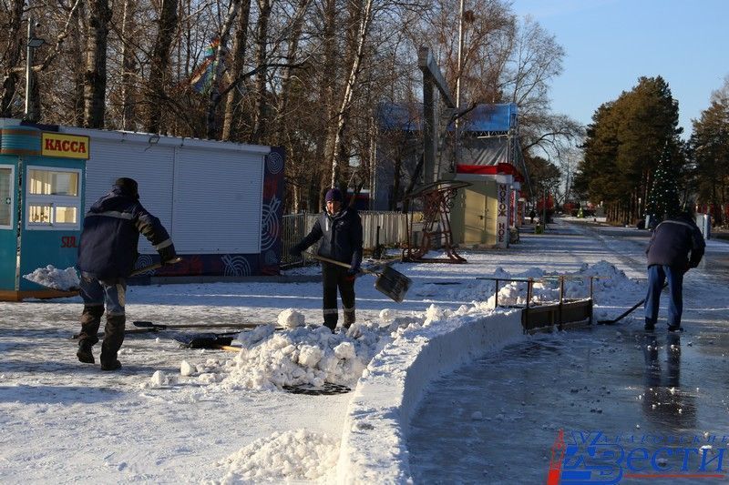 Каток на набережной хабаровск