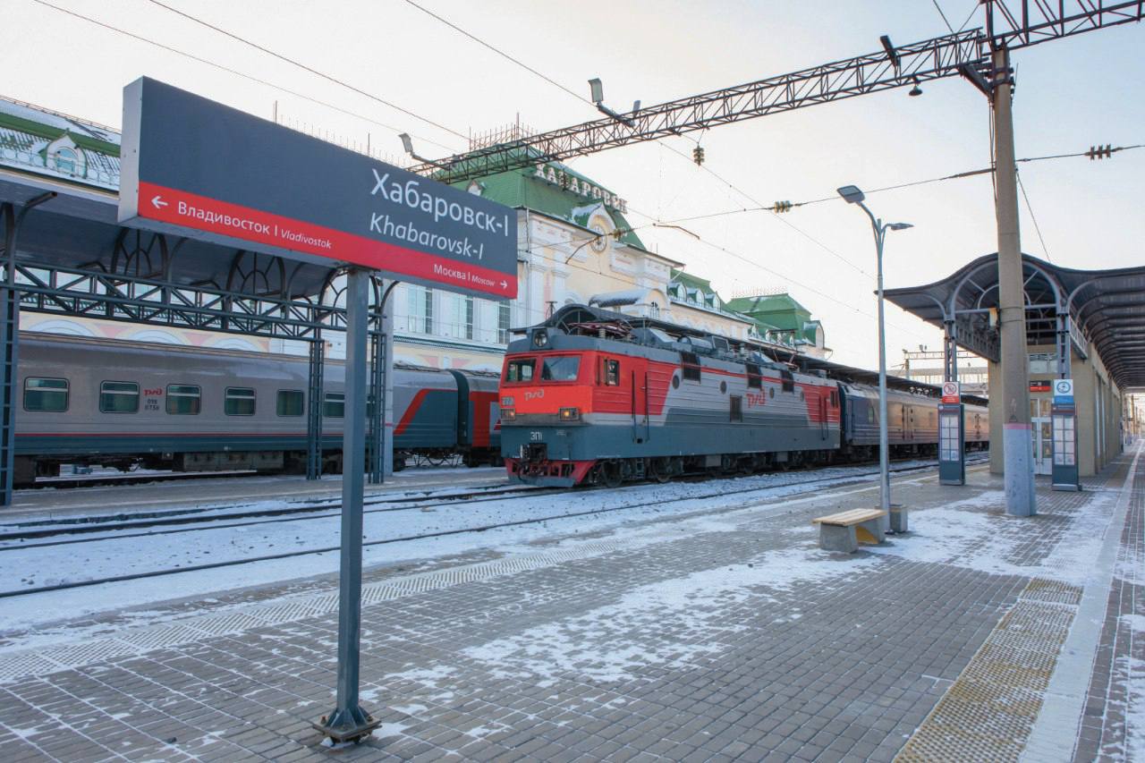 Одно из зданий загорелось на ж/д вокзале Хабаровска | 03.11.2023 |  Хабаровск - БезФормата