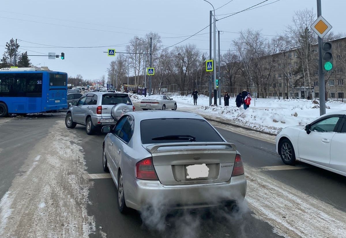 Два ДТП с участием пассажирских автобусов произошло вчера в Хабаровске