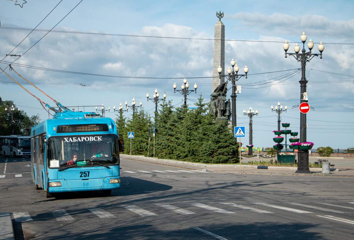 Сегодня на маршруты в Хабаровске вышли 483 единицы общественного транспорта