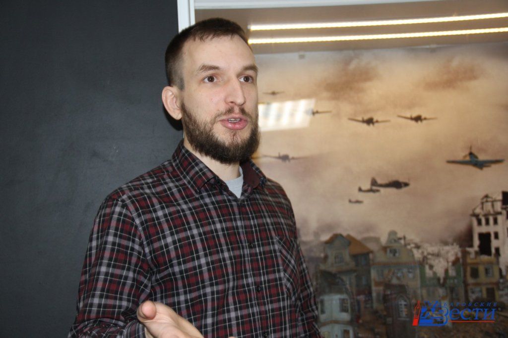 Александр, директор военно-исторического музея .JPG