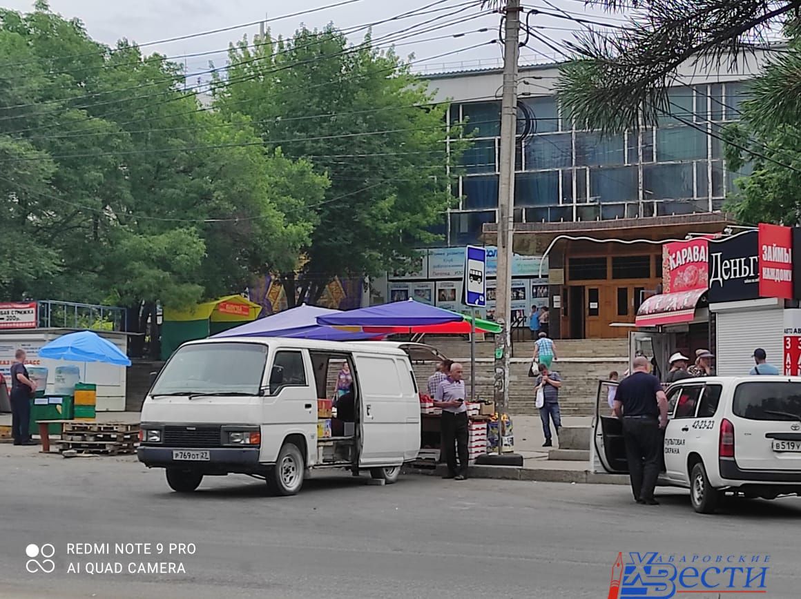 Остановку захватили нарушители в Хабаровске