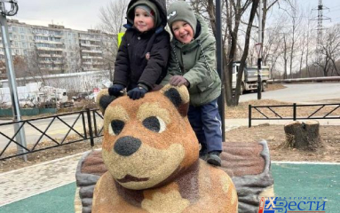 Сквер в переулке Краснореченском пришелся по душе жителям микрорайона