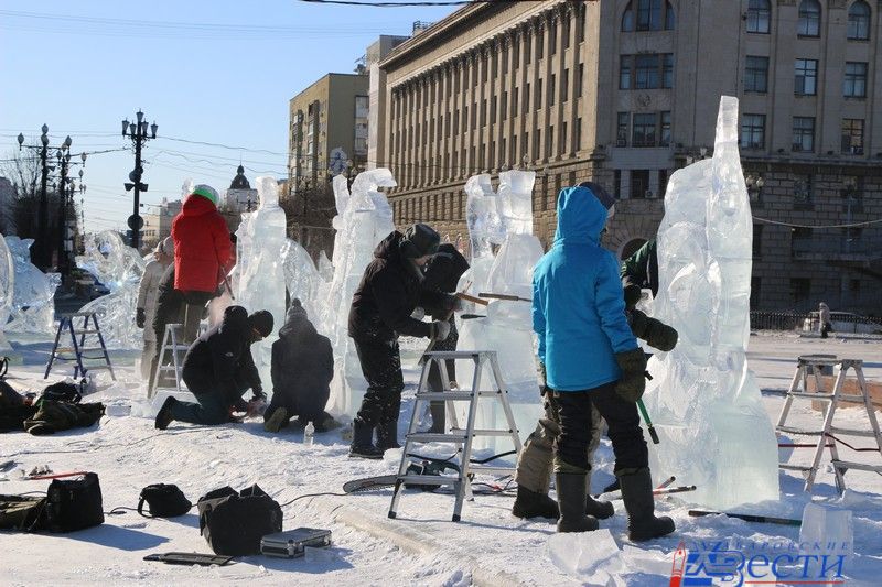 Конкурс ледовых скульптур «Ледышка-Ха»