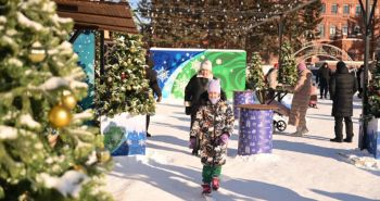 На площади имени Ленина в Хабаровске стартовали зимние гуляния