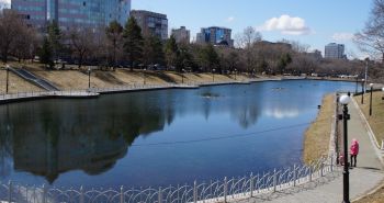Чаши городских прудов начали заполнять водой