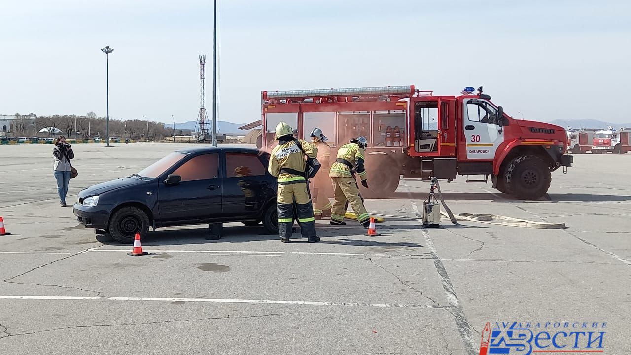 День пожарной охраны отметили в Хабаровске