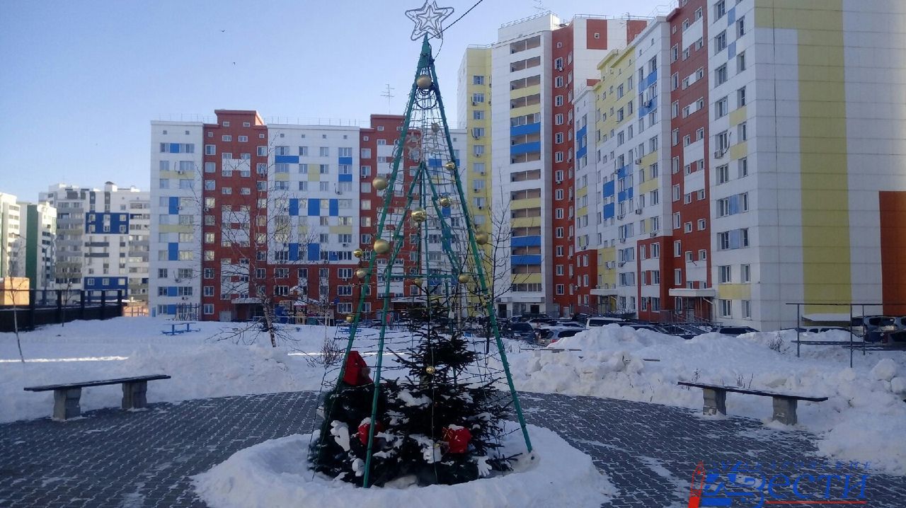 Хабаровчане готовят дворы к Новому году | 16.12.2021 | Хабаровск -  БезФормата